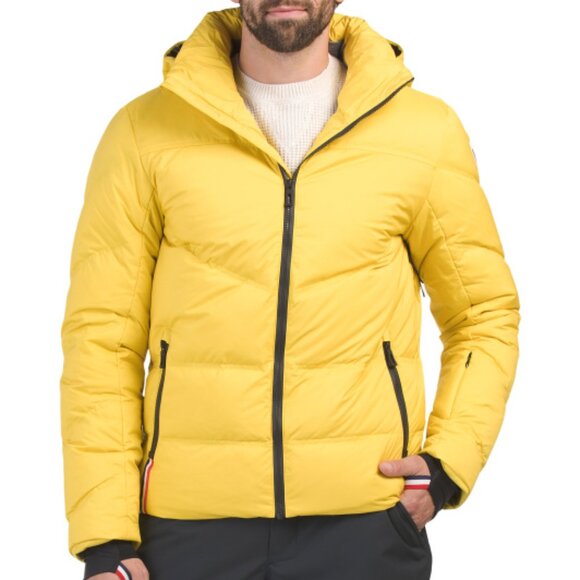 NEW ROSSIGNOL Legacy Down Jacket pollen for men 2160mn - Picture 2 of 12
